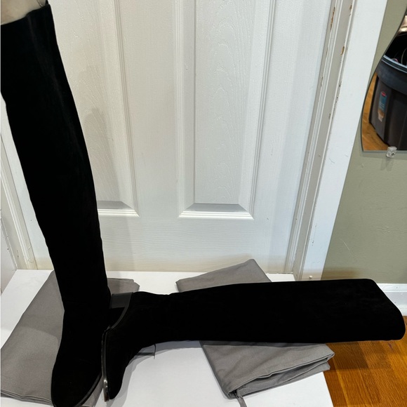 DIOR KNEE-HIGH SUEDE SLOUCHY BOOTS - Picture 3 of 4